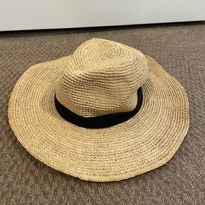 J. Crew packable straw hat